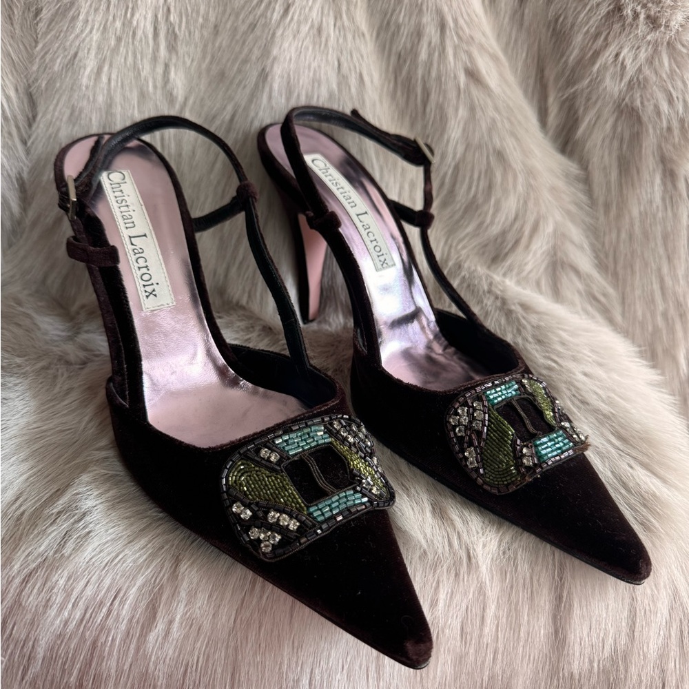 VINTAGE velvet CRISTIAN LACROIX